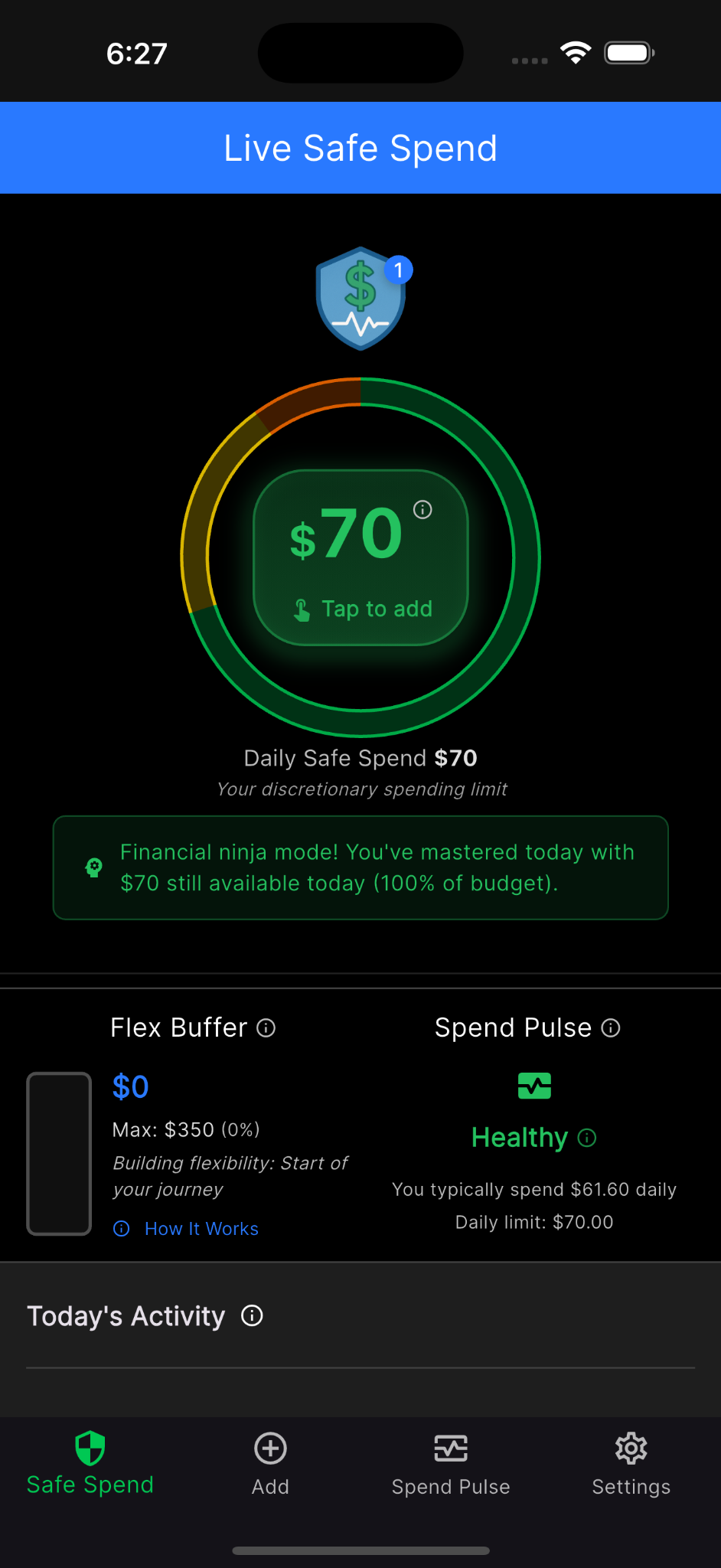 DASPR Live Safe Spend